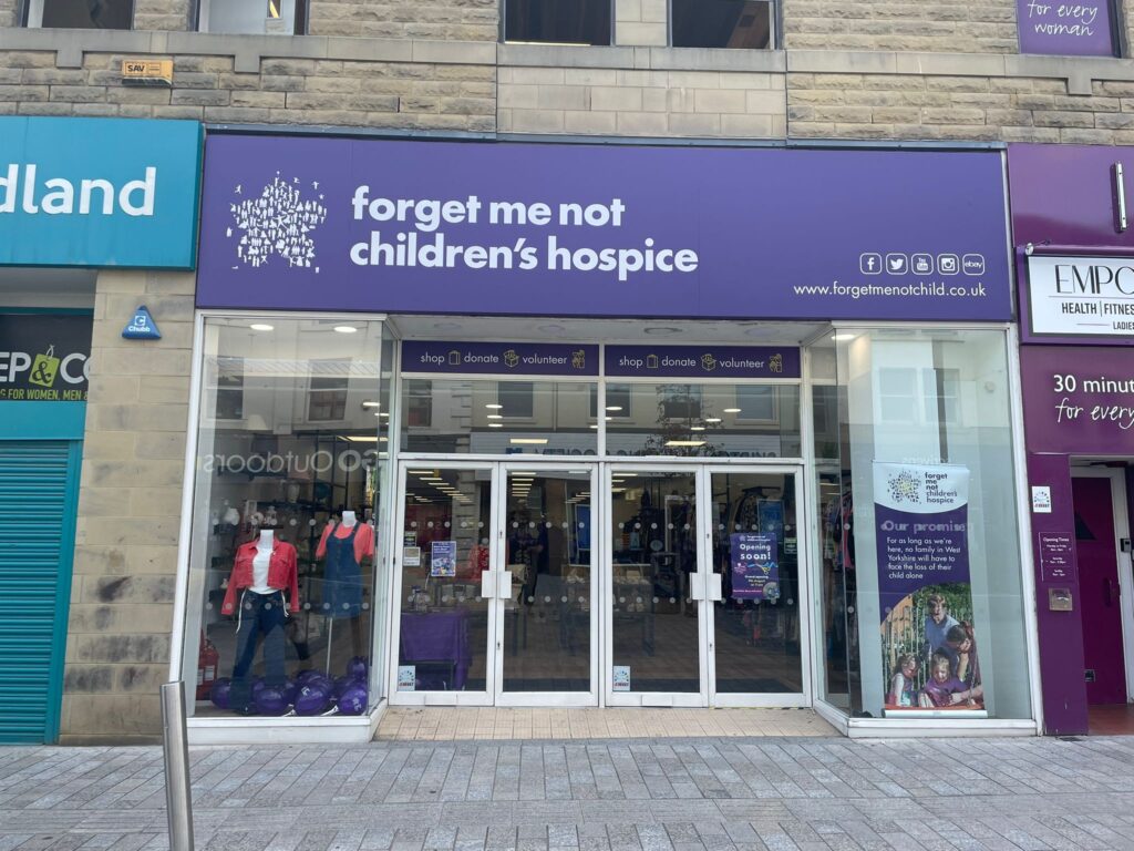 The shop front of Huddersfield New Street