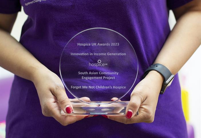 Hospice UK innovation award for Forget Me Not Children's Hospice