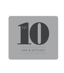 No 10 bar and kitchen logo