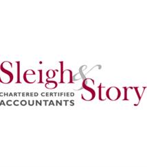 Sleigh and story logo